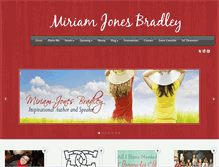 Tablet Screenshot of miriamjonesbradley.com